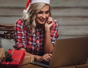 Weihnachten Online Shopping Bescherung Geschenke online kaufen