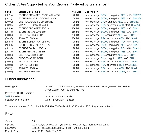 browser-pruefung chrome