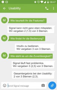 Signal Usability