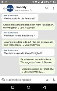 Threema Usability