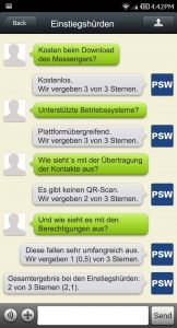 WeChat Einstiegshüerden