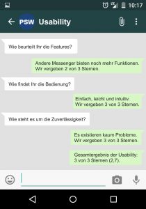 WhatsApp Usability