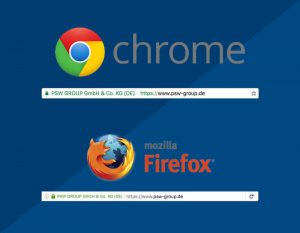 Darstellung https Chrome und Firefox