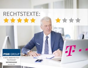 Rechtstexte bei Telekom 6 von 9 Punkten