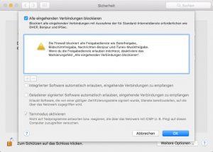 MacOS Sierra - Firewall