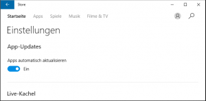 Windows 10 App-Update
