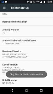 Android Build-Nummer