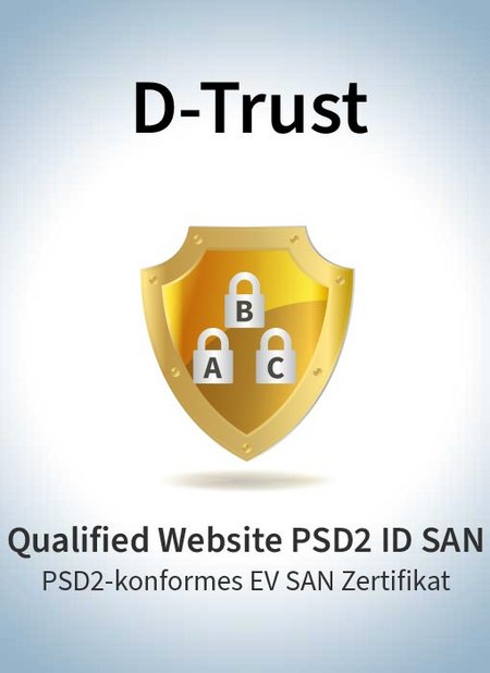 D-Trust Qualified Website PSD2 ID SAN D-Trust Qualified Website PSD2 ID SAN