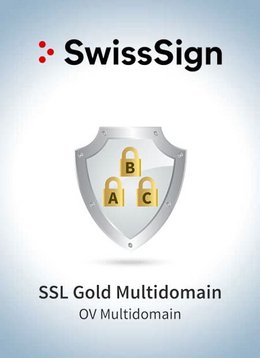 SwissSign SSL Gold Multidomain, 1-5 Domains