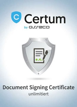 Certum Document Signing Certificate