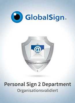 GlobalSign Personal Sign 2 Department