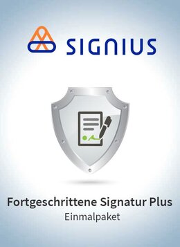 Fortgeschrittene Signatur Plus Einmalpaket Fortgeschrittene Signatur Plus Einmalpaket