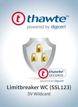 Thawte Limitbreaker Wildcard (SSL123) Thawte Limitbreaker Wildcard (SSL123)