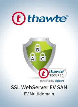 Thawte SSL WebServer EV SAN