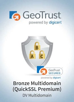 GeoTrust Bronze Multidomain (QuickSSL Premium) GeoTrust Bronze Multidomain (QuickSSL Premium)
