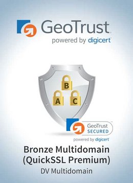 GeoTrust Bronze Multidomain (QuickSSL Premium)