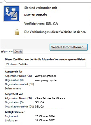 Domainvalidierte SSL-Zertifikate