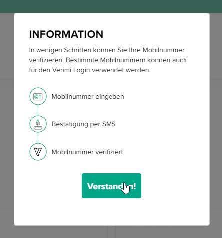 Signius Verimi Verifizierung